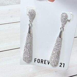 Forever 21 Dangle Earrings Crystals Earrings